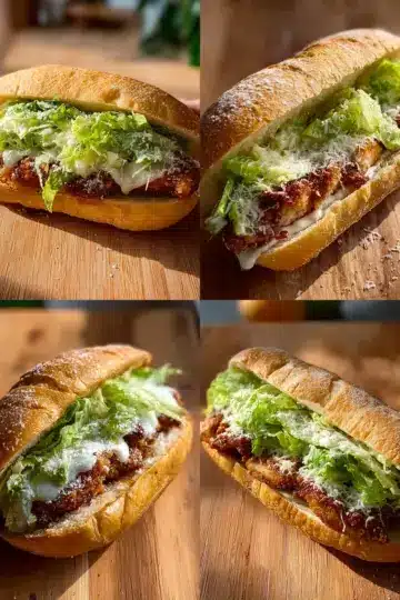 Crunchy Chicken Caesar Sandwich