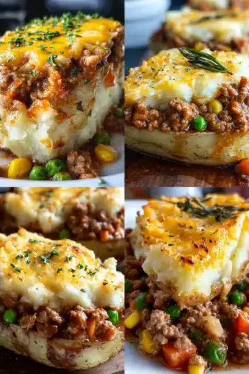 Shepherd’s Pie Baked Potatoes