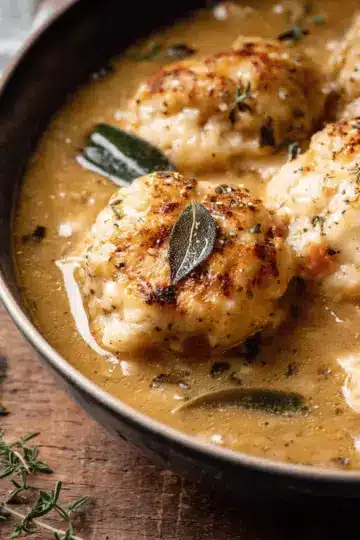 One Pot Chicken and Sage Dumplings.