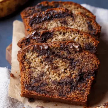 chocolate chunk espresso banana bread