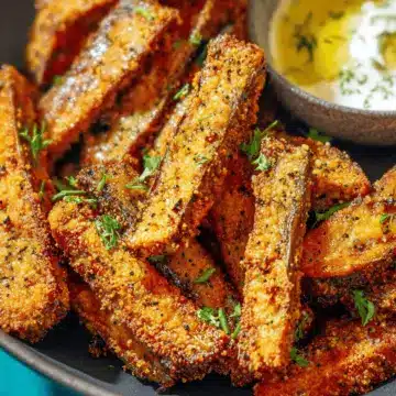 Crispy Baked Eggplant Fries