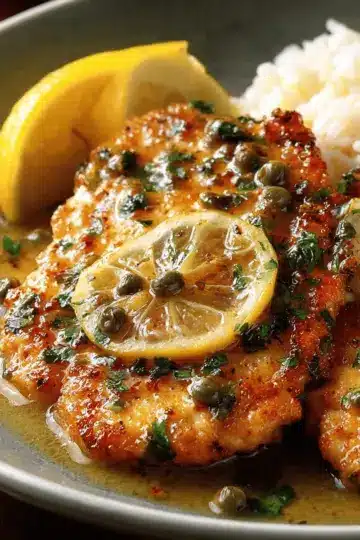 Chicken Piccata with Lemon Sauce