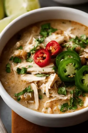 Healthy White Chicken Chili