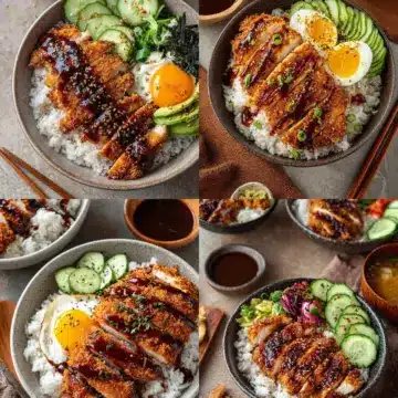 Chicken Katsu Rice Bowls