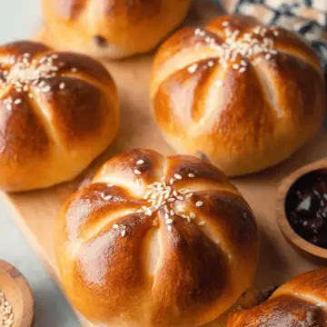 Red Bean Milk Buns