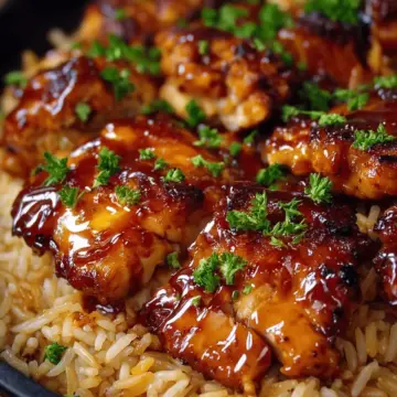 Honey BBQ Chicken & Rice