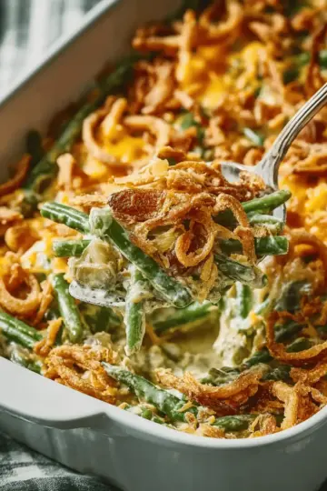 Absolutely Delicious Green Bean Casserole from Scratch