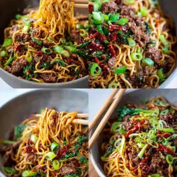 Caramelised Sticky Beef Noodles