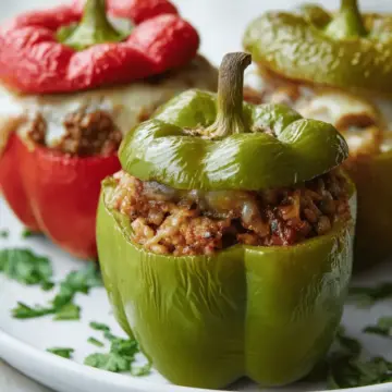 Slow Cooker Stuffed Peppers