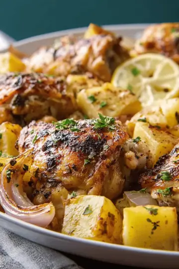 Greek Lemon Chicken and Potatoes