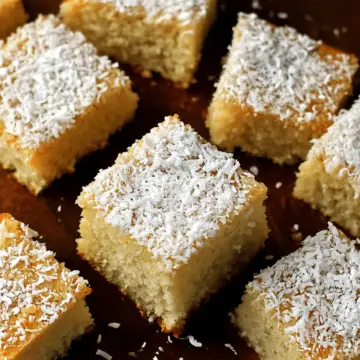 Coconut Milk Snack Cake