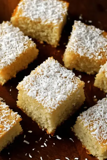 Coconut Milk Snack Cake