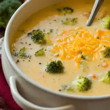 Cheddar Broccoli Potato Soup