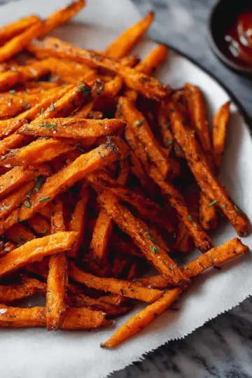 Sweet Potato Fries, Crispy Baked