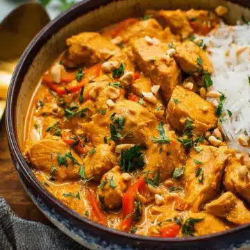Thai Peanut Butter Chicken Recipe