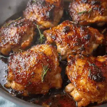 Garlic-Brown Sugar Chicken Thighs