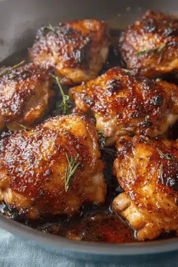 Garlic-Brown Sugar Chicken Thighs