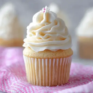 Moist Vanilla Cupcake Recipe