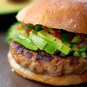 Easy Turkey Avocado Burgers