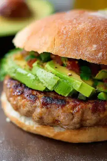 Easy Turkey Avocado Burgers