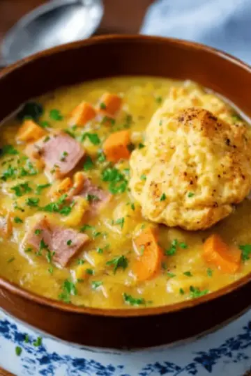 Newfoundland Pea Soup with Dough Boys