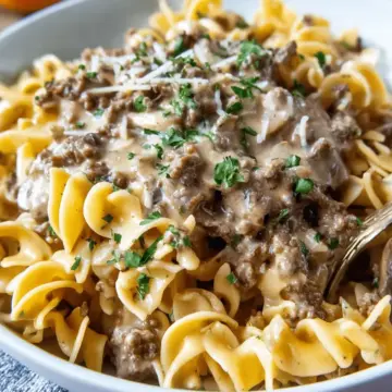 Ground Beef Stroganoff