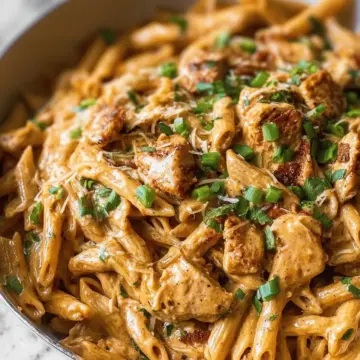 One Pot Creamy Cajun Chicken Pasta