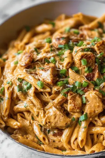 One Pot Creamy Cajun Chicken Pasta