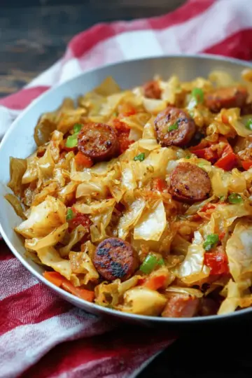 Cabbage and Sausage Skillet