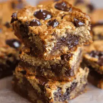 Banana Oatmeal Chocolate Chip Cookie Bars