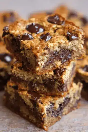 Banana Oatmeal Chocolate Chip Cookie Bars