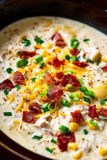 Crock Pot Chicken Corn Chowder