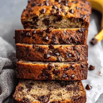 Super Moist Chocolate Chip Banana Bread