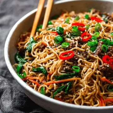 Mongolian Noodles