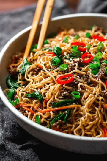 Mongolian Noodles
