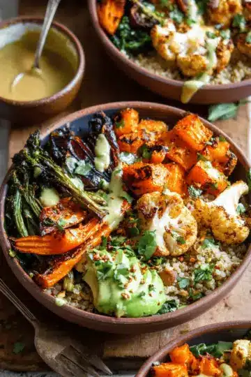 Roasted Veggie Glow Bowls