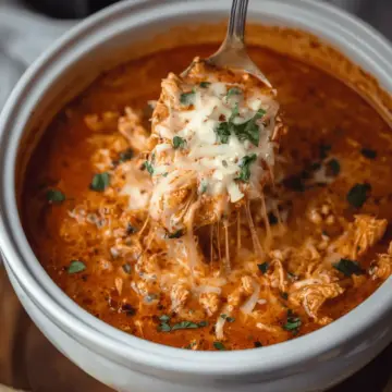 Crockpot Chicken Parmesan Soup