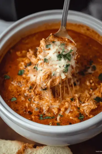 Crockpot Chicken Parmesan Soup