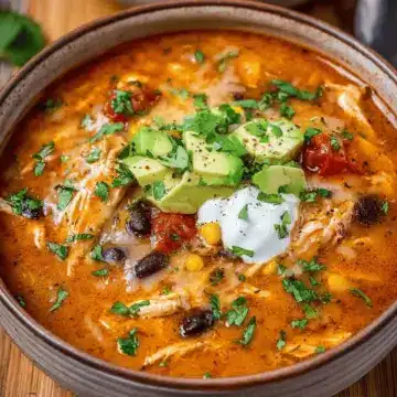 Creamy Chicken Enchilada Soup