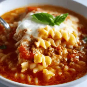 Lasagna Soup