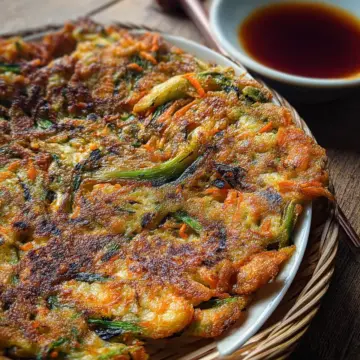 Crispy Korean Vegetable Pancakes (Yachaejeon)