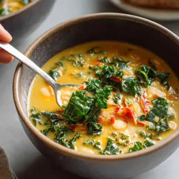 Tuscan White Bean Soup with Kale
