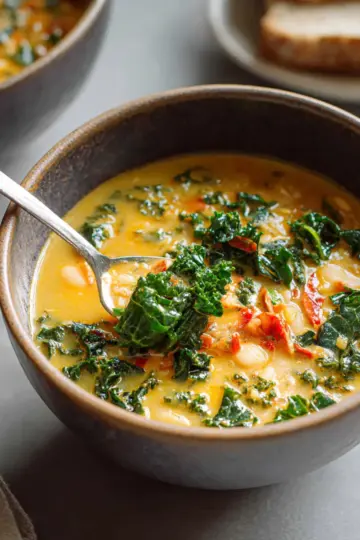 Tuscan White Bean Soup with Kale