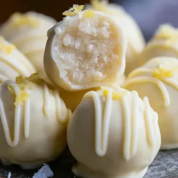 White Chocolate and Lemon Truffles