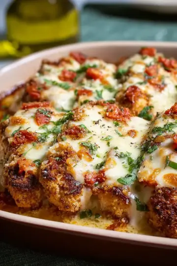 The Best Parmesan Chicken Bake
