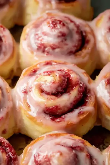 Strawberry Cinnamon Rolls