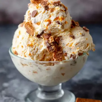 Homemade Butterfinger Ice Cream Recipe