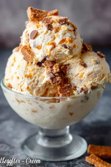 Homemade Butterfinger Ice Cream Recipe