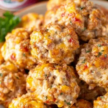 Rotel Cream Cheese Sausage Balls
