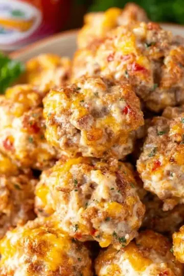 Rotel Cream Cheese Sausage Balls